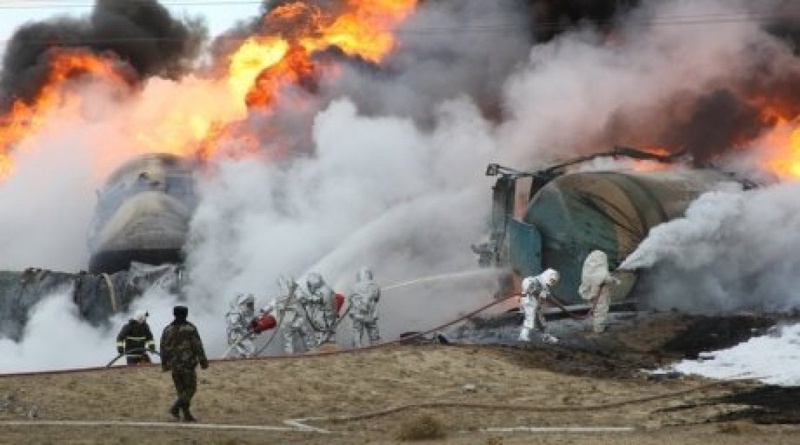 The accident site. ©Lada.kz