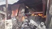 3000sq-meter flea maket fire in Almaty taken under control
