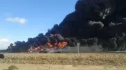 1200 cubic meters of oil in 17 tanks burnt in yesterday's petroleum train fire near Aktau