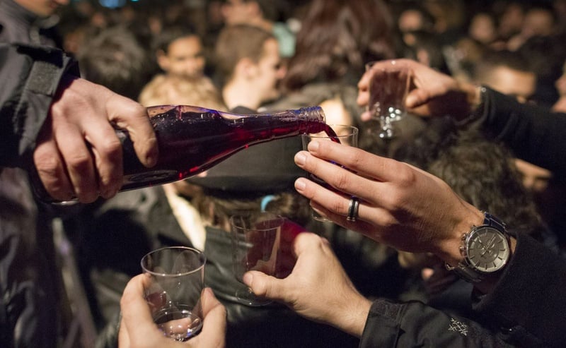 Beaujolais Nouveau wine.©Reuters/Robert Pratta