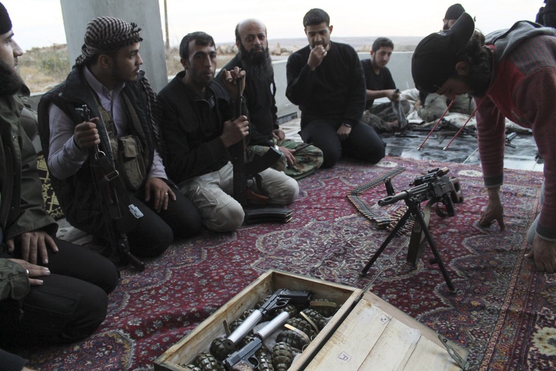 Free Syrian Army fighters. ©Reuters/Malek Al Shemali 