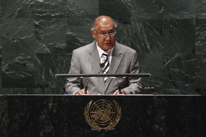 President of the Republic of the Fiji Islands, Ratu Epeli Nailatikau. ©Reuters/Lucas Jackson