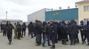 Over 100 workers go on strike demanding higher wages in Western Kazakhstan