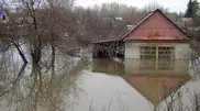 Akmola Oblast flooded by melt waters in Kazakhstan