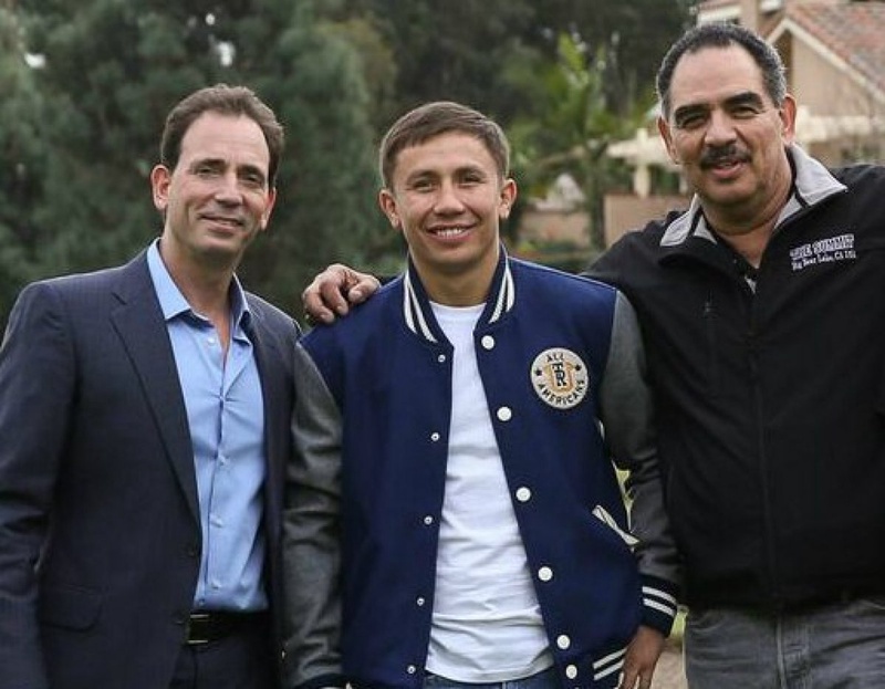 Tom Loeffler, Gennady Golovkin and Abel Sanchez. Photo courtesy of vk.com/ggolovkin