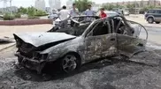 Car explodes in Aktau city