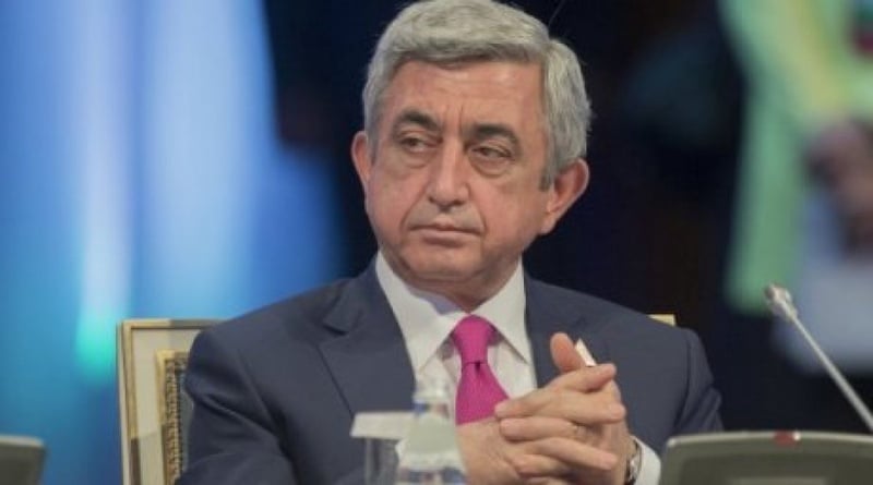 Armenia's president Serzh Sargsyan. Photo courtesy of RIA