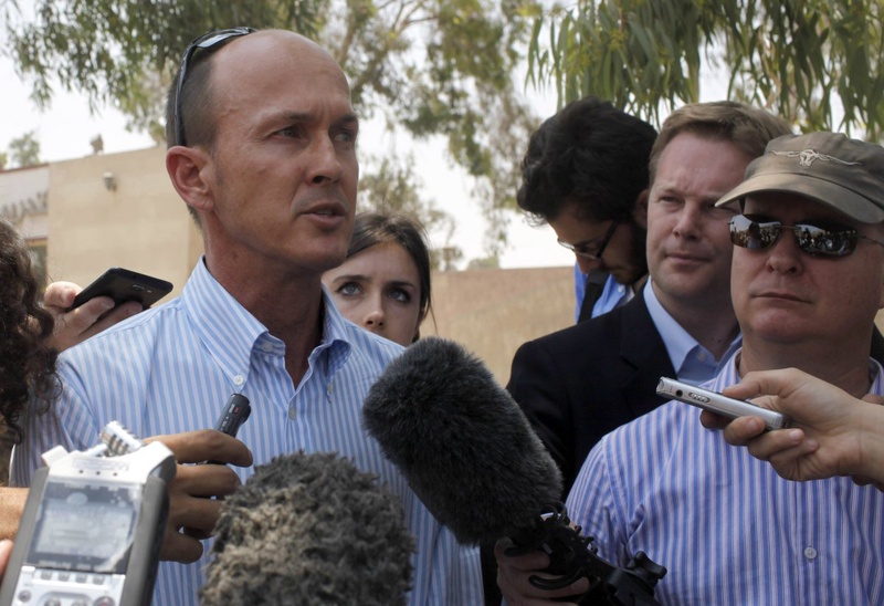 Andrew Greste, brother of Australian Peter Greste. ©Reuters/Asmaa Waguih