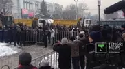 Anti-devaluation protest in Almaty