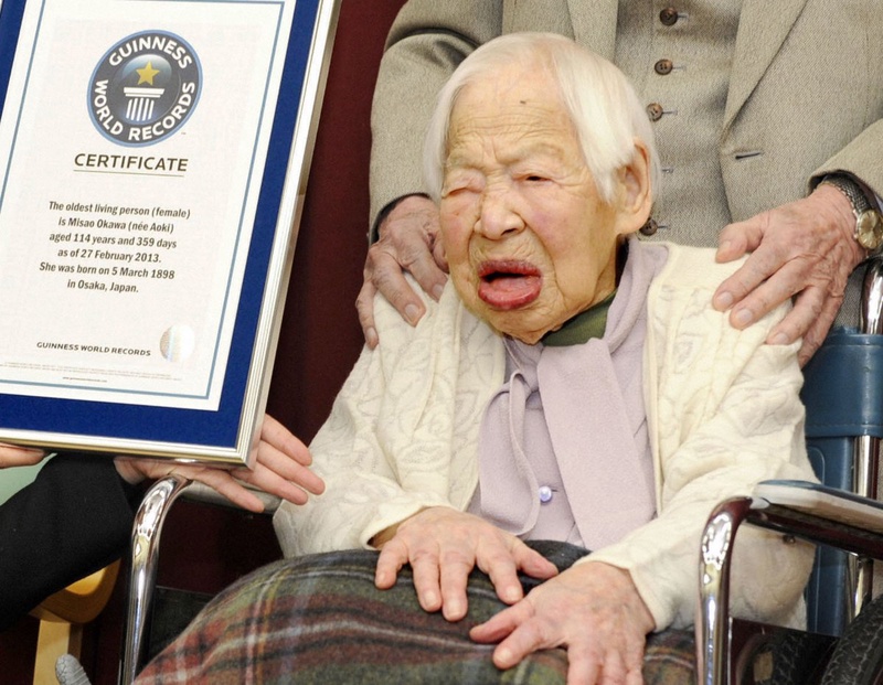 Misao Okawa. ©Reuters/Kyodo 