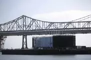 Google mystery barge floats to new US berth