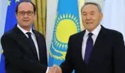 Nazarbayev arrives in Paris