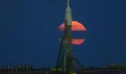 NASA has published photos of Supermoon at Baikonur