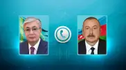 Tokayev holds talks with President of Azerbaijan