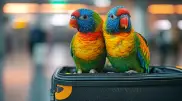 Rare birds were found in the luggage of a passenger from Vietnam