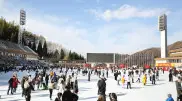 Ice skating season has opened at Medeu