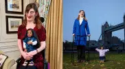 Meeting of tallest and shortest women goes viral online