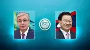 Kassym-Jomart Tokayev congratulates Laos President