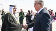 Kassym-Jomart Tokayev arrives in Saudi Arabia