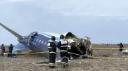 Aktau plane crash: Emergency Ministry releases images from site