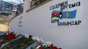 Posters have appeared on walls of Azerbaijan's consulate in Aktau