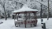Heavy snowfall starts in Almaty