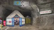 Yurt was installed more than 600 meters underground in Zhezkazgan