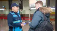 Foreign visitors in Kazakhstan receive QR code cards with essential information