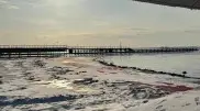 Blood red Caspian Sea frightened Aktau residents