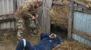 Kazakhstani man was trapped under a 300-kilogram hay bale