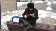 Japanese musician captivates Kazakhstan with his dombra playing