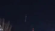 Mysterious lights in the sky were spotted over Kok-Tobe in Almaty