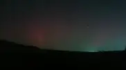 Northern lights captured on camera by a Kazakhstani resident