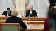 Presidents of Kazakhstan and Slovenia hold expanded-format talks in Astana