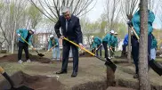 President Tokayev plants tree in Astana