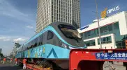 Footage of the second LRT train released - it has been installed in Astana