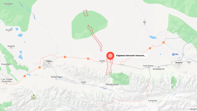 Screenshot from Yandex Maps