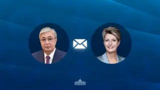 Tokayev congratulates Swiss president on National Day
