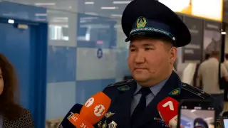 Self-immolation at Almaty airport: police question victim’s wife