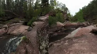 Waterfall, canyon, and pine forest: Kazakhstani captures a unique spot near Kokshetau