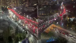 Almaty paralyzed by 10-point traffic jams