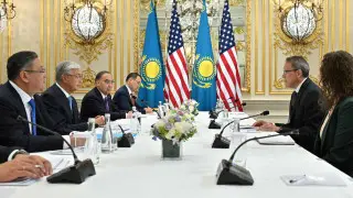 Tokayev meets with PepsiCo and Amazon Executives in US