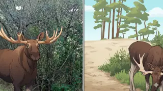 “Hunting is prohibited“: moose caught on camera in Kostanay region