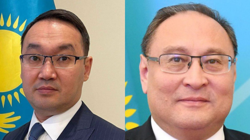 Yerzhan Ashikbayev and Akan Rakhmetullin. Photo: gov.kz