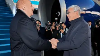 Tokayev personally saw Aliyev off at Astana airport