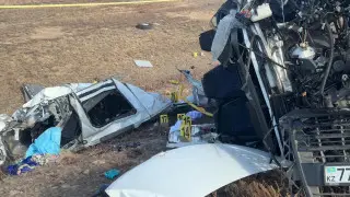 12 dead: video emerges from the scene of a horrific crash in Aktobe Region