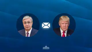 Tokayev sends letter to Trump