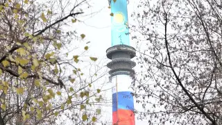 Moscow decorated with Kazakhstan’s flags