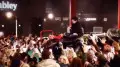 Fans forced Dimash to climb onto a car roof in London: video