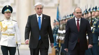 Armenian Prime Minister received at Akorda during official visit to Kazakhstan